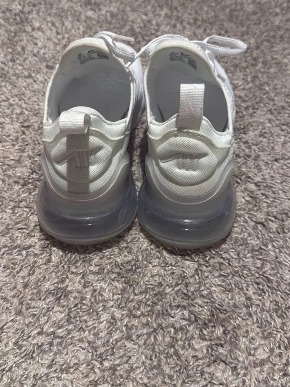 Nike White Air Max 270 Lightweight Trainers